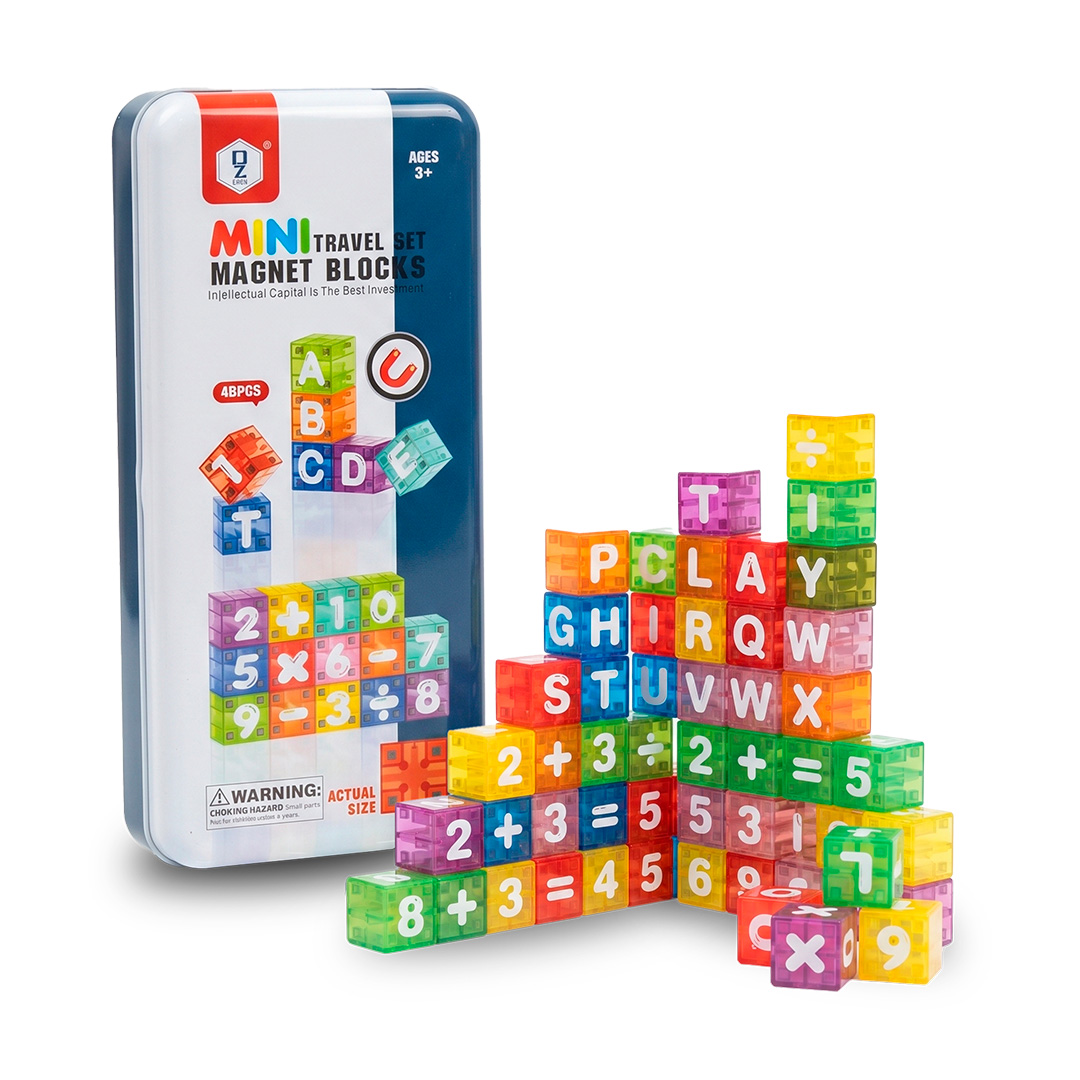 Mini Travel Set Magnet Blocks – Blocos Magnéticos Educativos Leduc