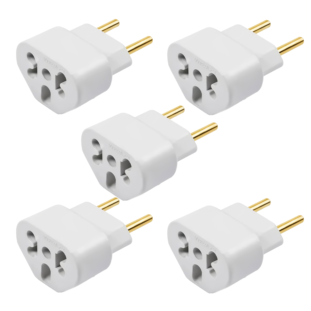 Kit Adaptador de Tomada Universal 10A e 20A Leduc