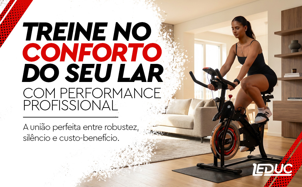 Bicicleta Ergométrica Spinning Leduc Prime — diferencial 1