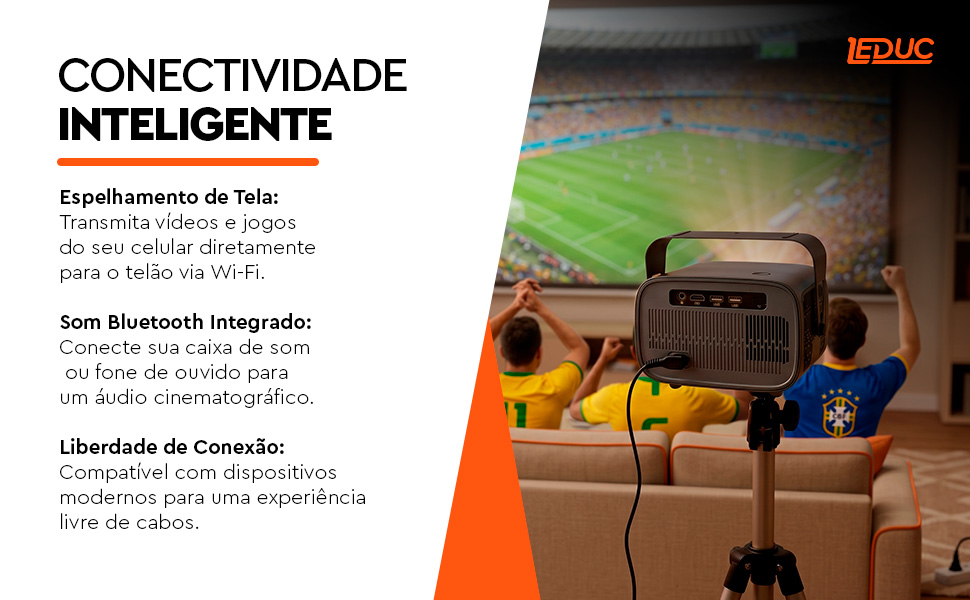 Projetor Inteligente T15 Pro — diferencial 3