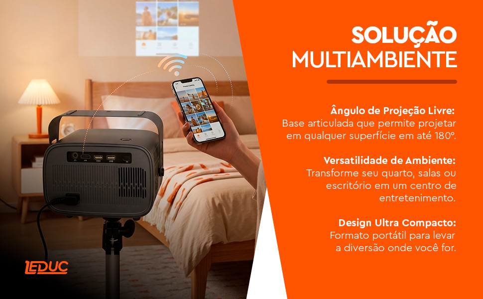 Projetor Inteligente T15 Pro — diferencial 4
